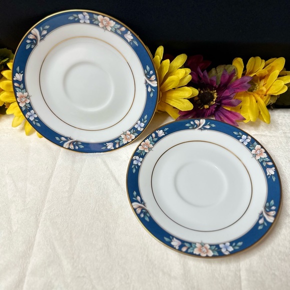 2 Vintage “Legendary” By Noritake PRESCOTT 3880 Saucer Plates 6” - Picture 1 of 10